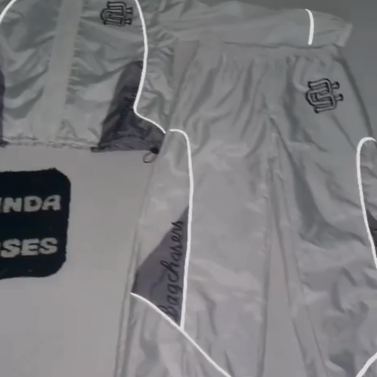 Bagchasin Windbreaker Set (WHITE)